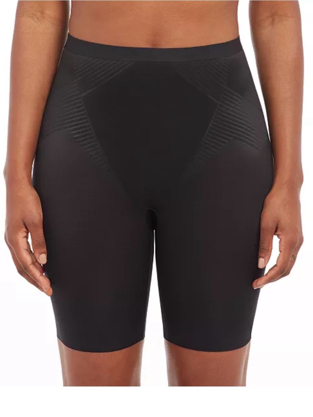 SPANX Black High-Rise Sculpting Shorts